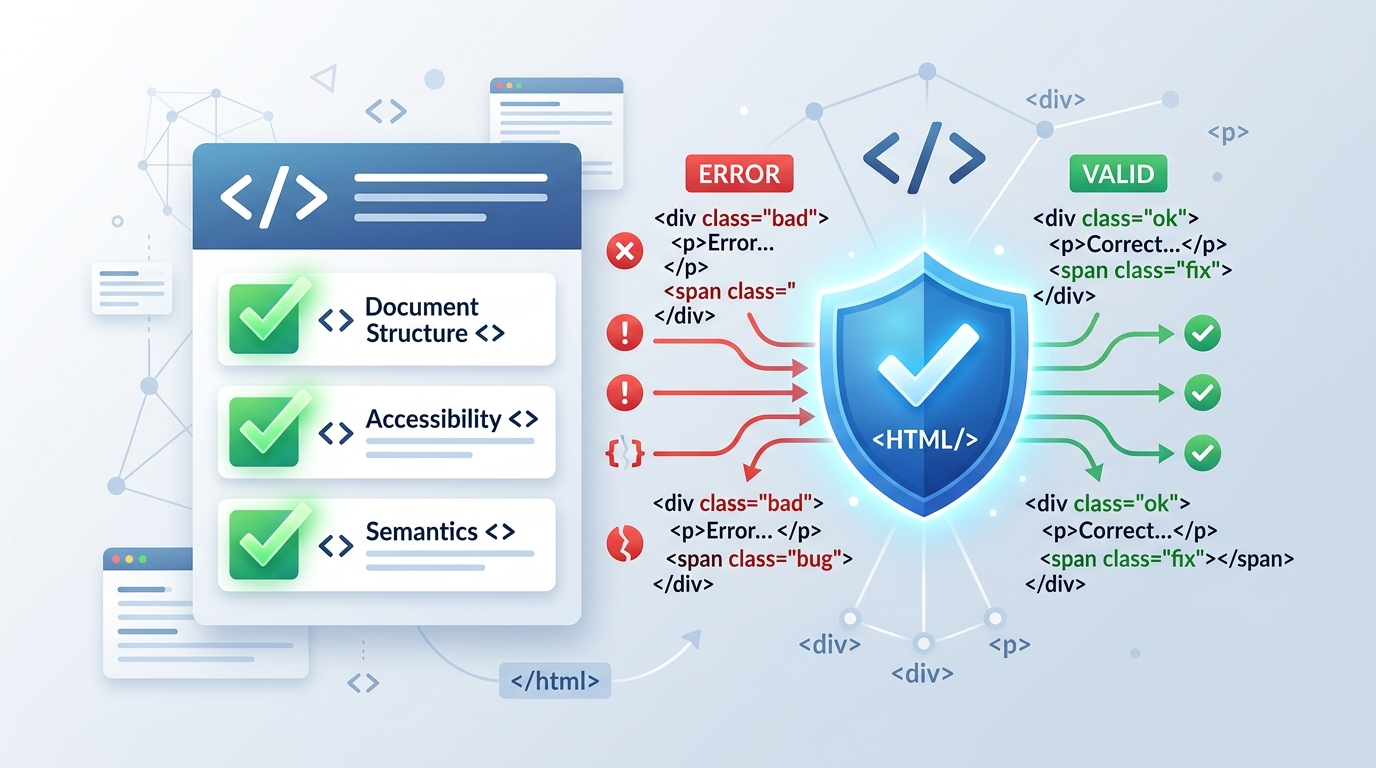 How to Validate HTML and Fix the 7 Most Common Errors (Step-by-Step)